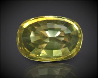 Yellow Zircon Natural Certified  4.26 CTS. ( 91955 )